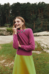 Purple Firefly Sweater